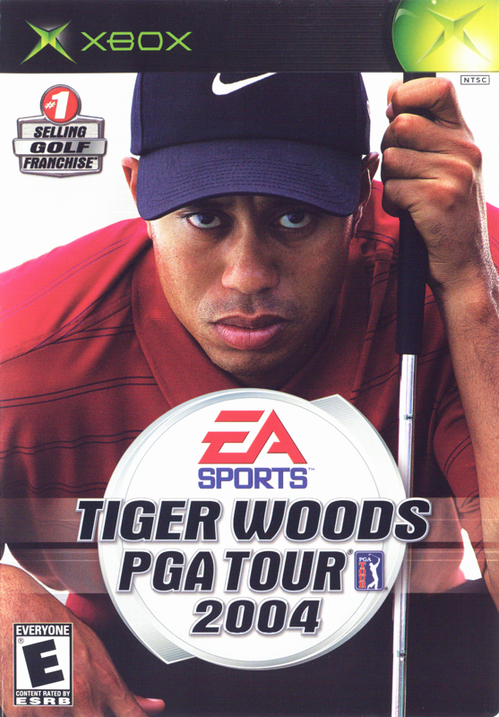 Tiger Woods PGA Tour 2004 box art for Xbox
